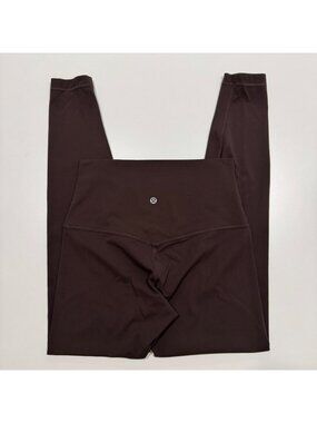 Lululemon Align Super-High-Rise Pant 28" Espresso Size 8 EUC